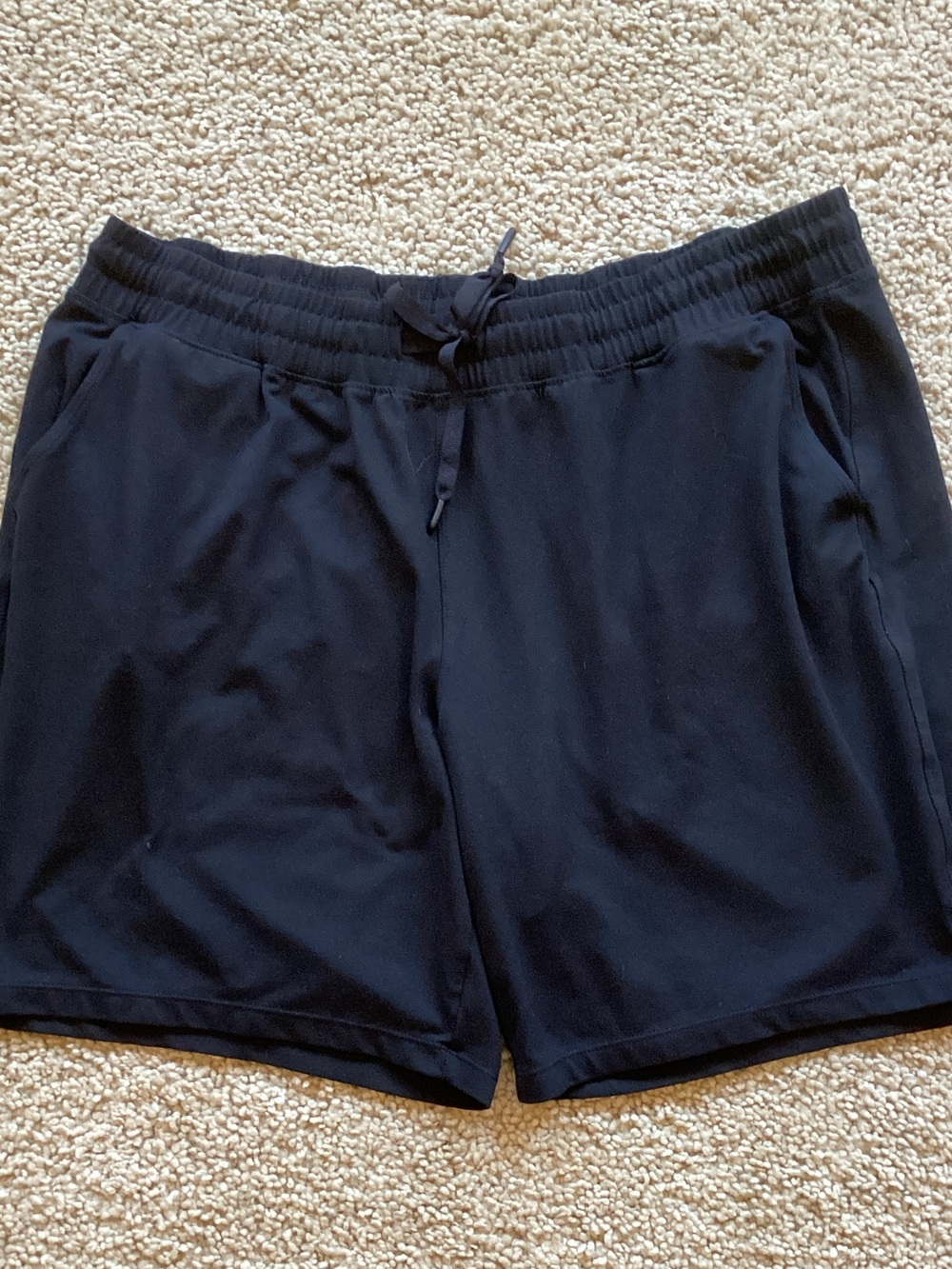 Mondetta Black Athletic Drawstring Shorts